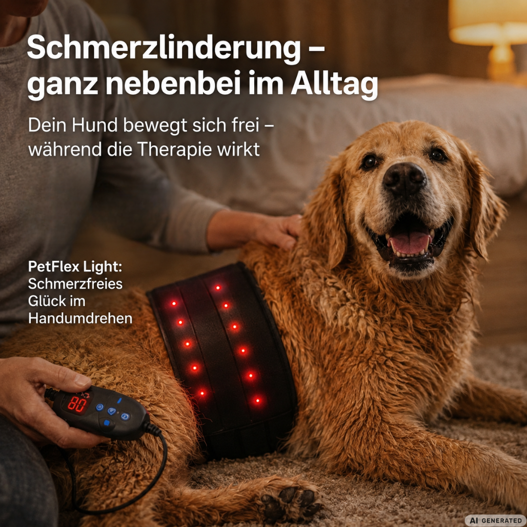 FellLicht | Rotlicht-Therapiegürtel für Hunde